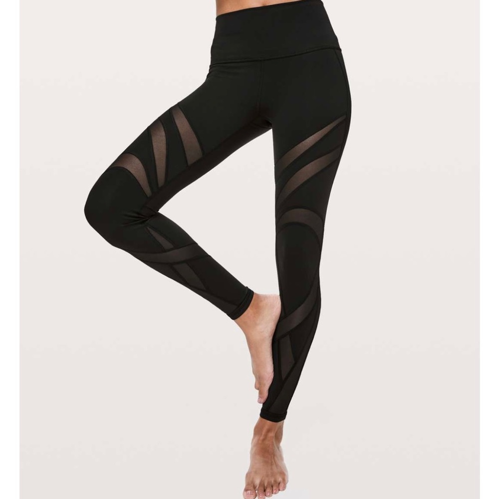Lululemon wunder under mesh tights 28”.